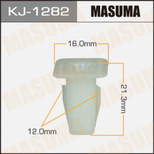 Клипса пластиковая MASUMA (TOYOTA 9018906142)  / KJ1282