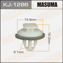 Клипса пластиковая MASUMA (TOYOTA 5256131010)  / KJ1286
