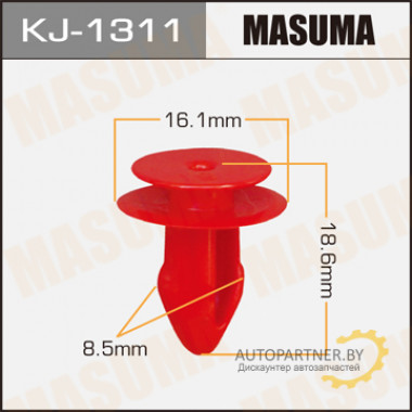 Клипса пластиковая MASUMA (TOYOTA 9046709153)  / KJ1311
