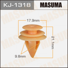 Клипса пластиковая MASUMA (TOYOTA 6777116160)  / KJ1318