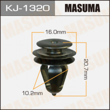 Клипса пластиковая MASUMA (TOYOTA 9046710148)  / KJ1320