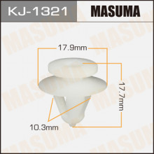 Клипса пластиковая MASUMA (TOYOTA 6792132010)  / KJ1321