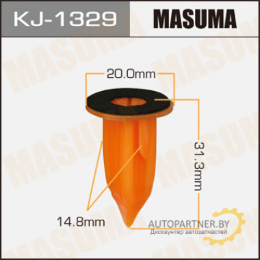 Клипса пластиковая MASUMA (TOYOTA 9018906218)  / KJ1329