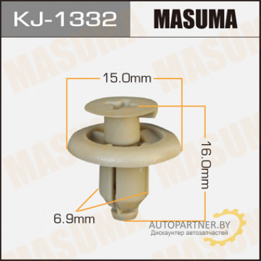 Клипса пластиковая MASUMA (TOYOTA 9046707152A0)  / KJ1332