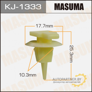 Клипса пластиковая MASUMA (TOYOTA 9046711106)  / KJ1333