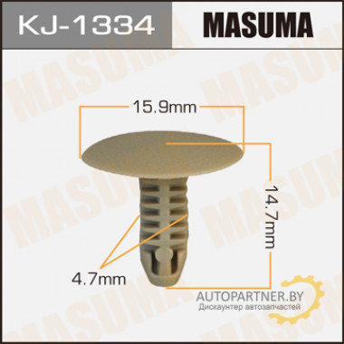 Клипса пластиковая MASUMA (TOYOTA 90467050960)  / KJ1334