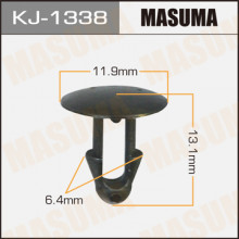 Клипса пластиковая MASUMA (TOYOTA 9046706128)  / KJ1338
