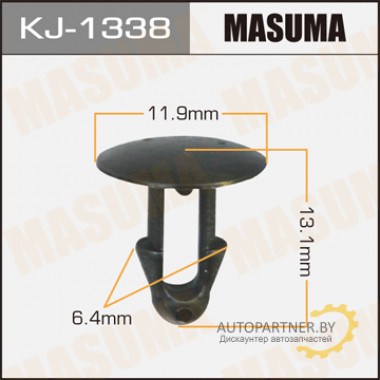 Клипса пластиковая MASUMA (TOYOTA 9046706128)  / KJ1338