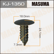 Клипса пластиковая MASUMA (TOYOTA 9090467023B0)  / KJ1350