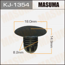 Клипса пластиковая MASUMA (TOYOTA 9046709210)  / KJ1354