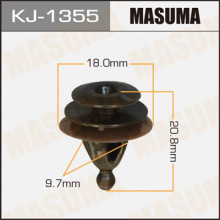 Клипса пластиковая MASUMA (TOYOTA 6777132010)  / KJ1355