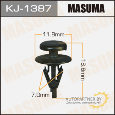 Клипса пластиковая MASUMA (TOYOTA 6786912050)  / KJ1387