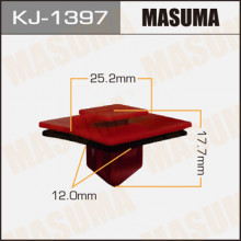 Клипса пластиковая MASUMA (TOYOTA 9046712072)  / KJ1397