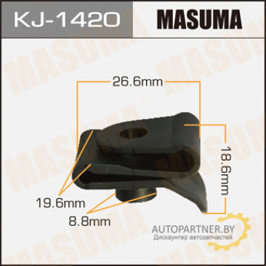 Клипса пластиковая MASUMA (TOYOTA 5387917020)  / KJ1420