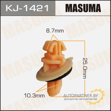 Клипса пластиковая MASUMA (TOYOTA 7539460030)  / KJ1421