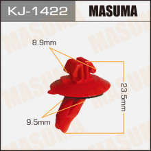 Клипса пластиковая MASUMA (TOYOTA 7588960010)  / KJ1422