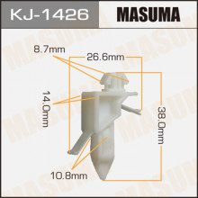 Клипса пластиковая MASUMA (TOYOTA 7539760031)  / KJ1426