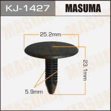Клипса пластиковая MASUMA (TOYOTA 9046706016C0)  / KJ1427