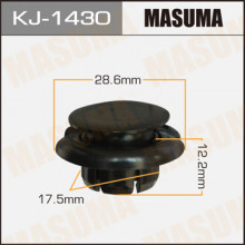 Клипса пластиковая MASUMA (TOYOTA 9046718015)  / KJ1430