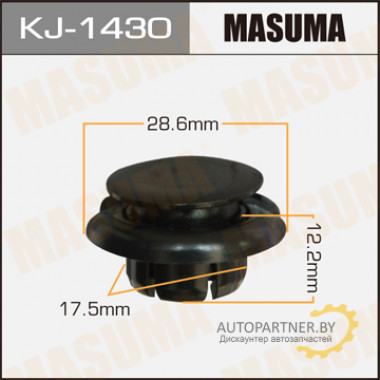 Клипса пластиковая MASUMA (TOYOTA 9046718015)  / KJ1430