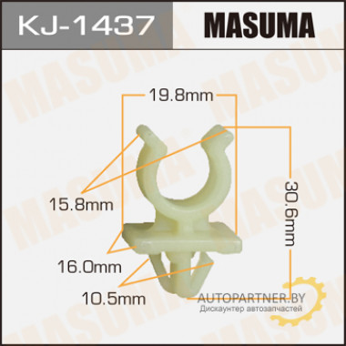 Клипса пластиковая MASUMA (TOYOTA 9046711058)  / KJ1437
