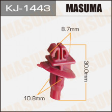 Клипса пластиковая MASUMA (TOYOTA 7588160010)  / KJ1443