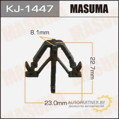 Клипса пластиковая MASUMA (TOYOTA 9046717008)  / KJ1447