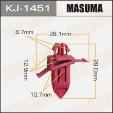 Клипса пластиковая MASUMA (TOYOTA 7549460010)  / KJ1451
