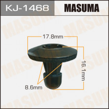 Клипса пластиковая MASUMA (NISSAN 7684835F00)  / KJ1468