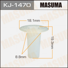 Клипса пластиковая MASUMA (NISSAN 128100353)  / KJ1470