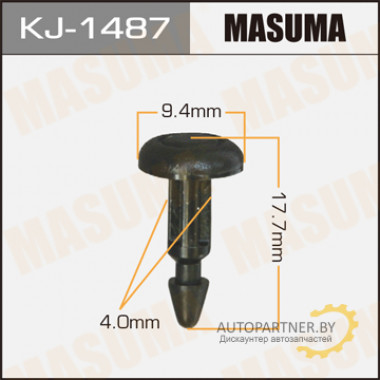 Клипса пластиковая MASUMA (NISSAN 7688201G10)  / KJ1487
