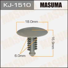 Клипса пластиковая MASUMA (NISSAN 739984H500)  / KJ1510