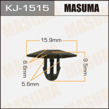 Клипса пластиковая MASUMA (NISSAN 65810K2002)  / KJ1515
