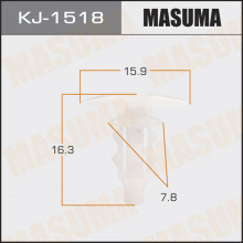 Клипса пластиковая MASUMA (NISSAN 155308951)  / KJ1518