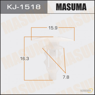 Клипса пластиковая MASUMA (NISSAN 155308951)  / KJ1518