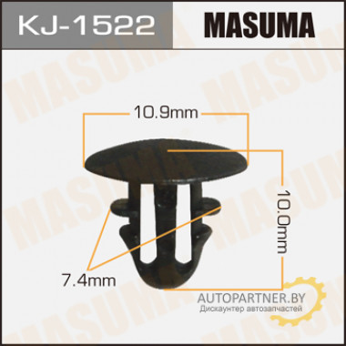 Клипса пластиковая MASUMA (NISSAN 8085089915)  / KJ1522