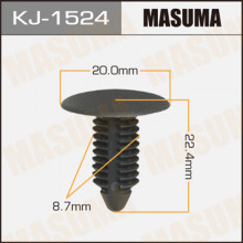 Клипса пластиковая MASUMA (NISSAN 155304783)  / KJ1524