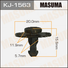 Клипса пластиковая MASUMA (NISSAN 155302993)  / KJ1563
