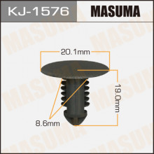 Клипса пластиковая MASUMA (NISSAN 155306461)  / KJ1576