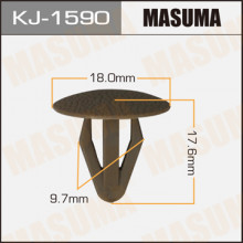 Клипса пластиковая MASUMA (NISSAN 8099944N00)  / KJ1590