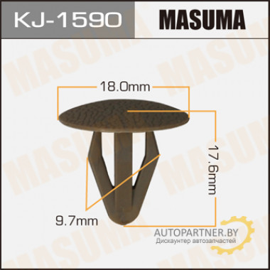 Клипса пластиковая MASUMA (NISSAN 8099944N00)  / KJ1590