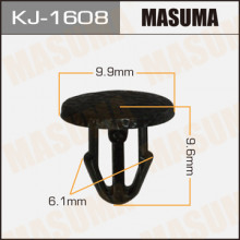 Клипса пластиковая MASUMA (NISSAN 65810K2008)  / KJ1608