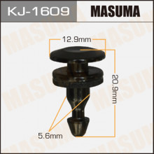 Клипса пластиковая MASUMA (NISSAN 155303123)  / KJ1609