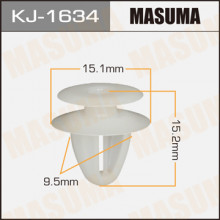 Клипса пластиковая MASUMA (MITSUBISHI MR250762)  / KJ1634