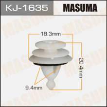 Клипса пластиковая MASUMA (MITSUBISHI MB374270)  / KJ1635