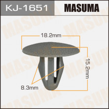 Клипса пластиковая MASUMA (MITSUBISHI MB768474)  / KJ1651