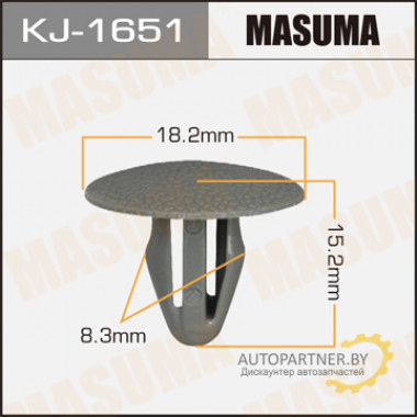 Клипса пластиковая MASUMA (MITSUBISHI MB768474)  / KJ1651