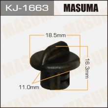 Клипса пластиковая MASUMA (MITSUBISHI MR201972)  / KJ1663