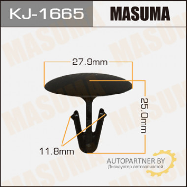 Клипса пластиковая MASUMA (MITSUBISHI MR121642)  / KJ1665