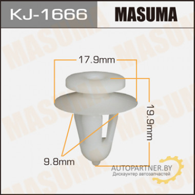 Клипса пластиковая MASUMA (MITSUBISHI MR240458)  / KJ1666